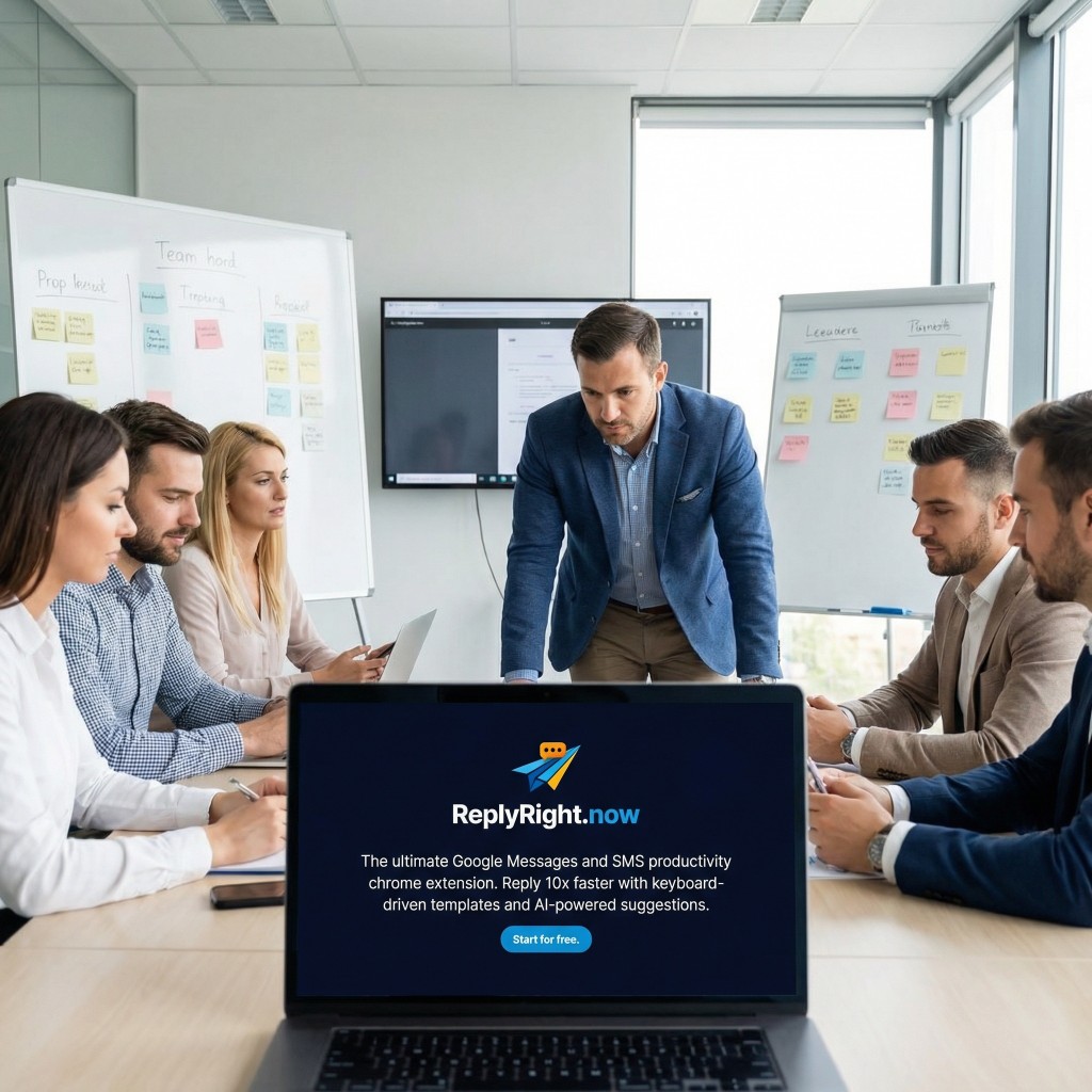 Person using AI for faster communication